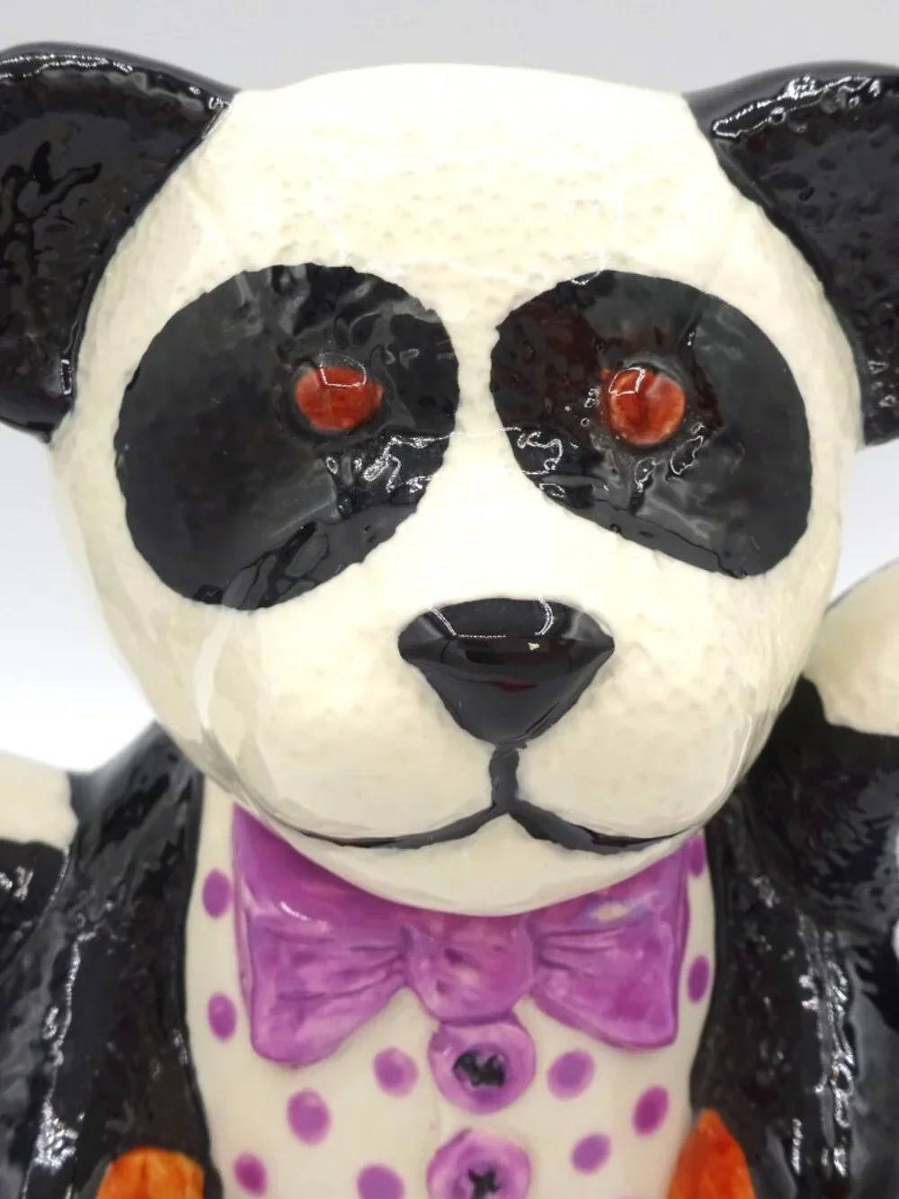 Tony Carter Panda Bear Collectible Teapot Ltd Ed 37/2000 Made In England w/Tag